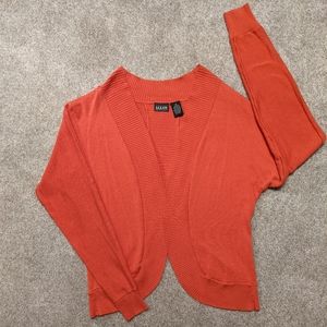 Alloy Orange Open Front Cardigan